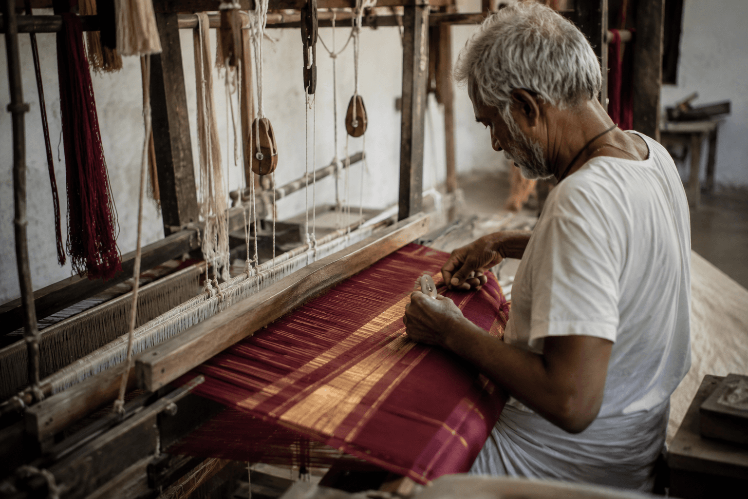What Does It Take to Make One Saree?